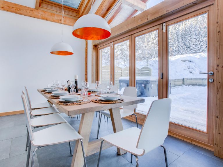 Ferienhaus Les Trois Bonheurs mit Außenwhirlpool