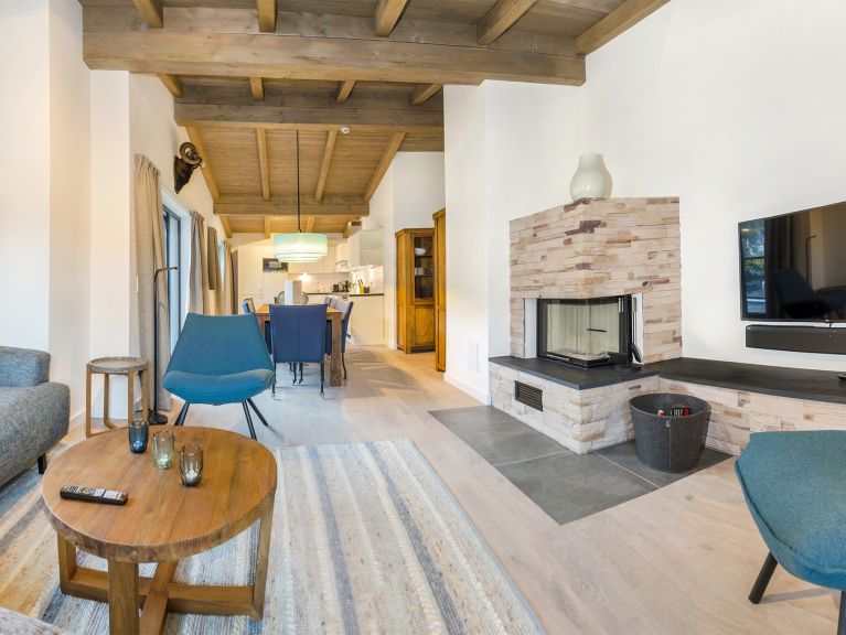 Ferienwohnung Kristall Plaza Niederau Penthouse mit Kamin und eigener Sauna