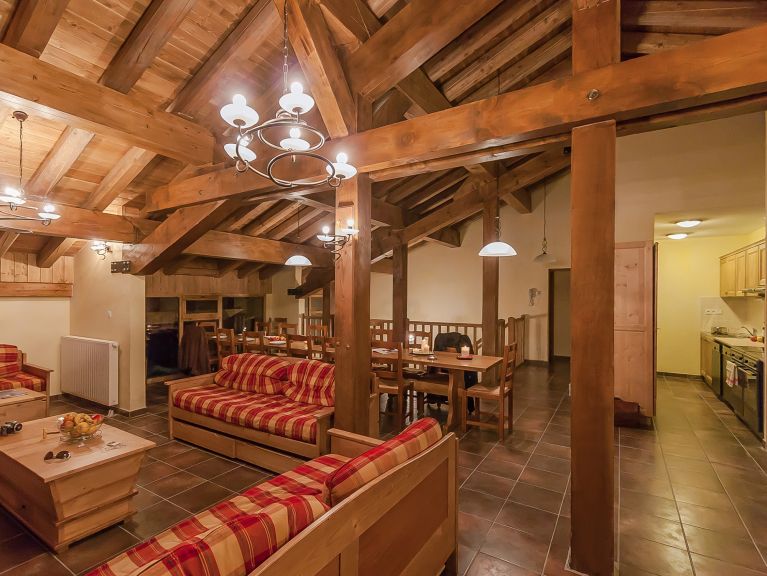 Ferienwohnung Les Balcons de La Rosière Prestige mit Sauna