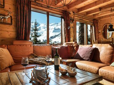 Gemütliche Chalet Weihnachten Skiurlaub