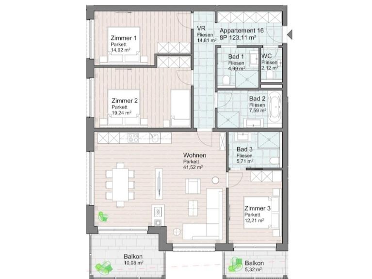 Ferienwohnung Residenz Illyrica Tirol