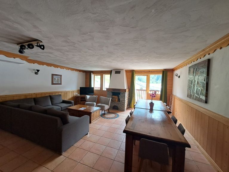 Ferienwohnung Des Neiges mit einer Sauna