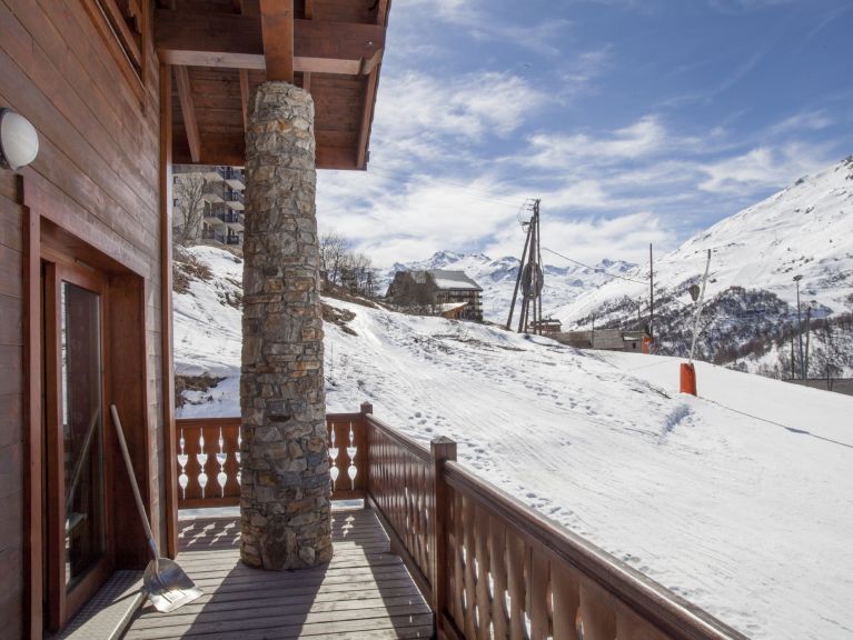 Ferienhaus Le Hameau des Marmottes auf den Pisten