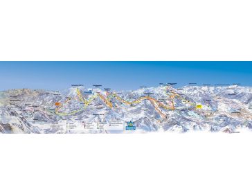 Pistenplan Ski Amadé - Hochkönig