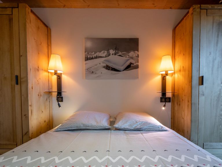 Ferienhaus De Vallandry Le Vent en Poupe mit Außensauna