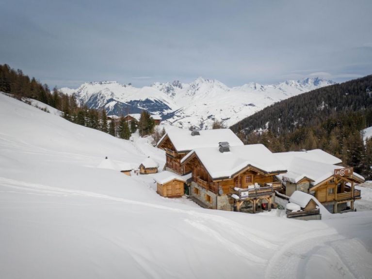 Ferienhaus du Cocoon Pierra Menta 1 mit Sauna und gemeinsamem Außenwhirlpool