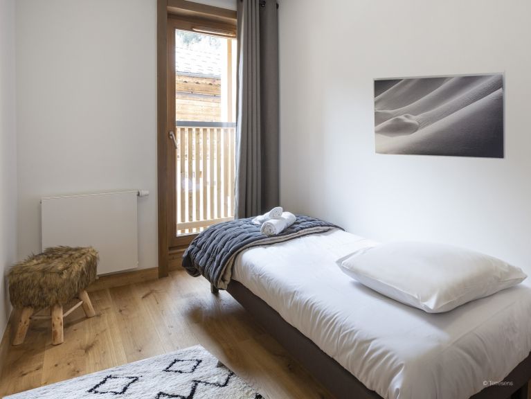 Ferienwohnung Le Diamant des neiges Bergblick