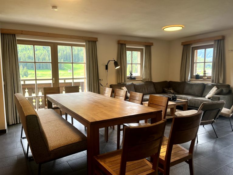 Ferienhaus Schöneben Bauernhaus Westseite mit Sauna