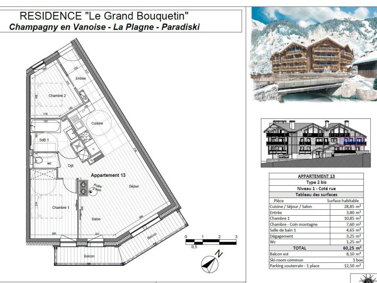 Ferienwohnung Residence Le Grand Bouquetin