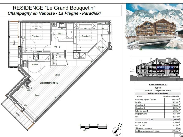 Ferienwohnung Residence Le Grand Bouquetin